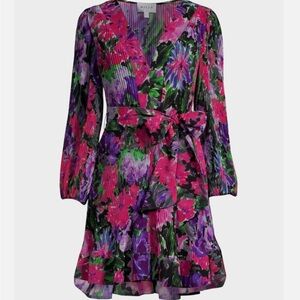 NWT Milly Liv minidress floral multi sz 0